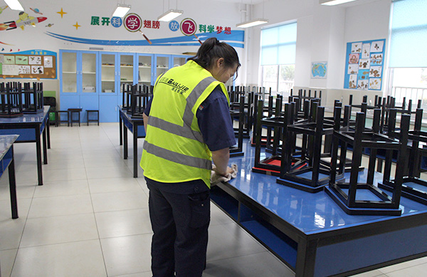 太仓市经贸小学-日常清洁案例